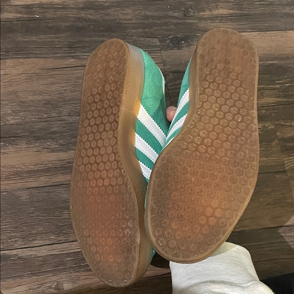 adidas Originals Gazelle Shoes, Green Court Gum - Picture 12 of 16